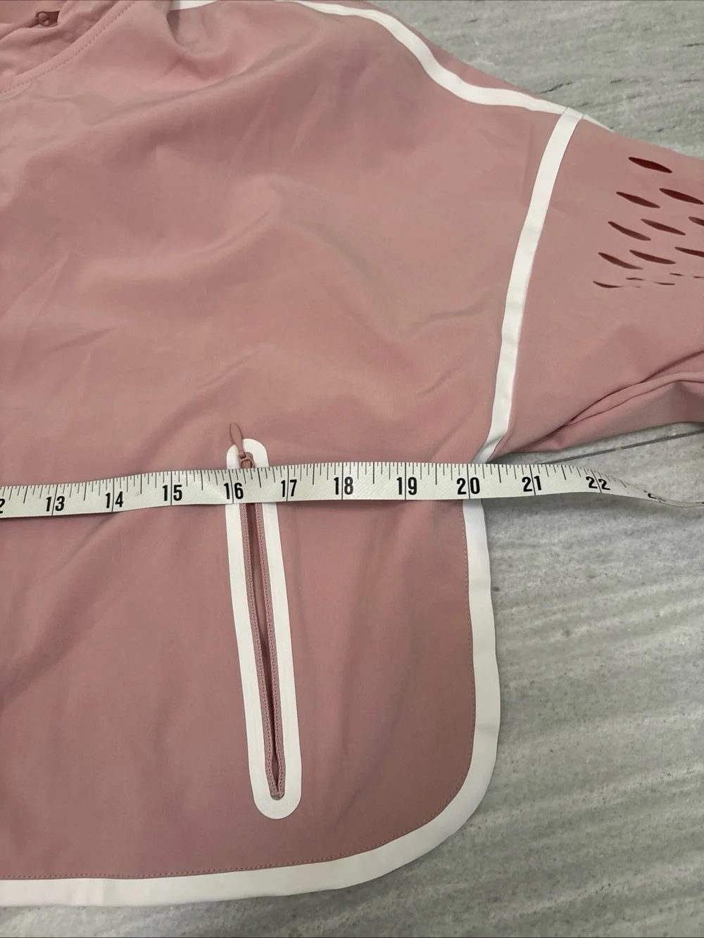 Alo Yoga Pale Mauve Hooded Crop Stratus Jacket Size Small, Activewear Athleisure